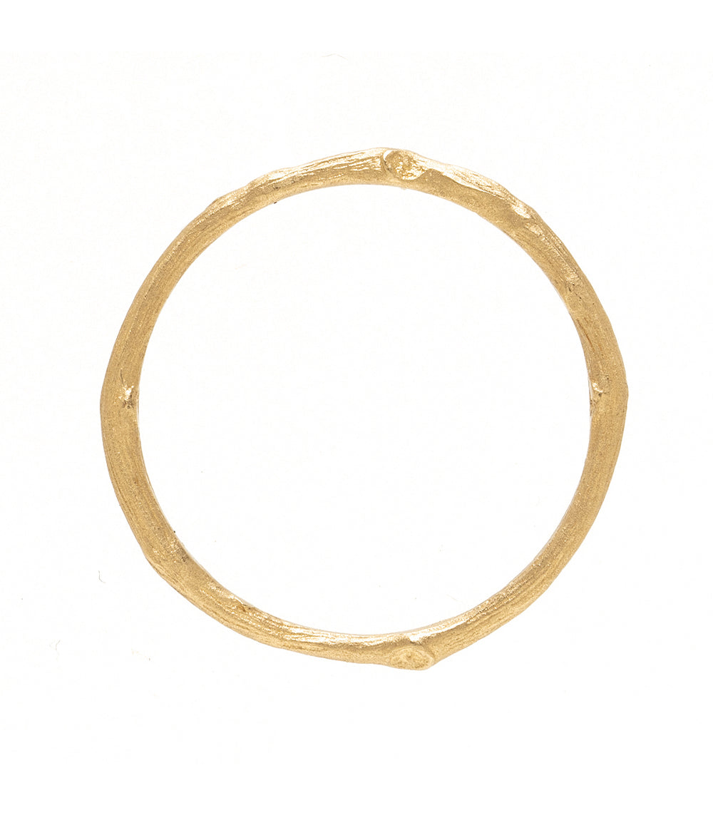 14K Gold Branch Textured Stackable Ring - Dainty Nature-Inspired Jewelry for Women - Perfect for Layering, Everyday Wear & Special Occasions