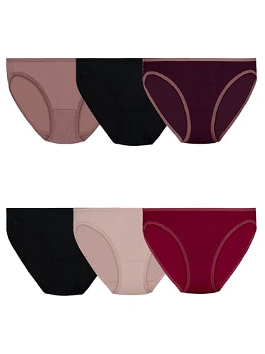 Ribbed Bikini - 6 Pack - Colors May Vary
