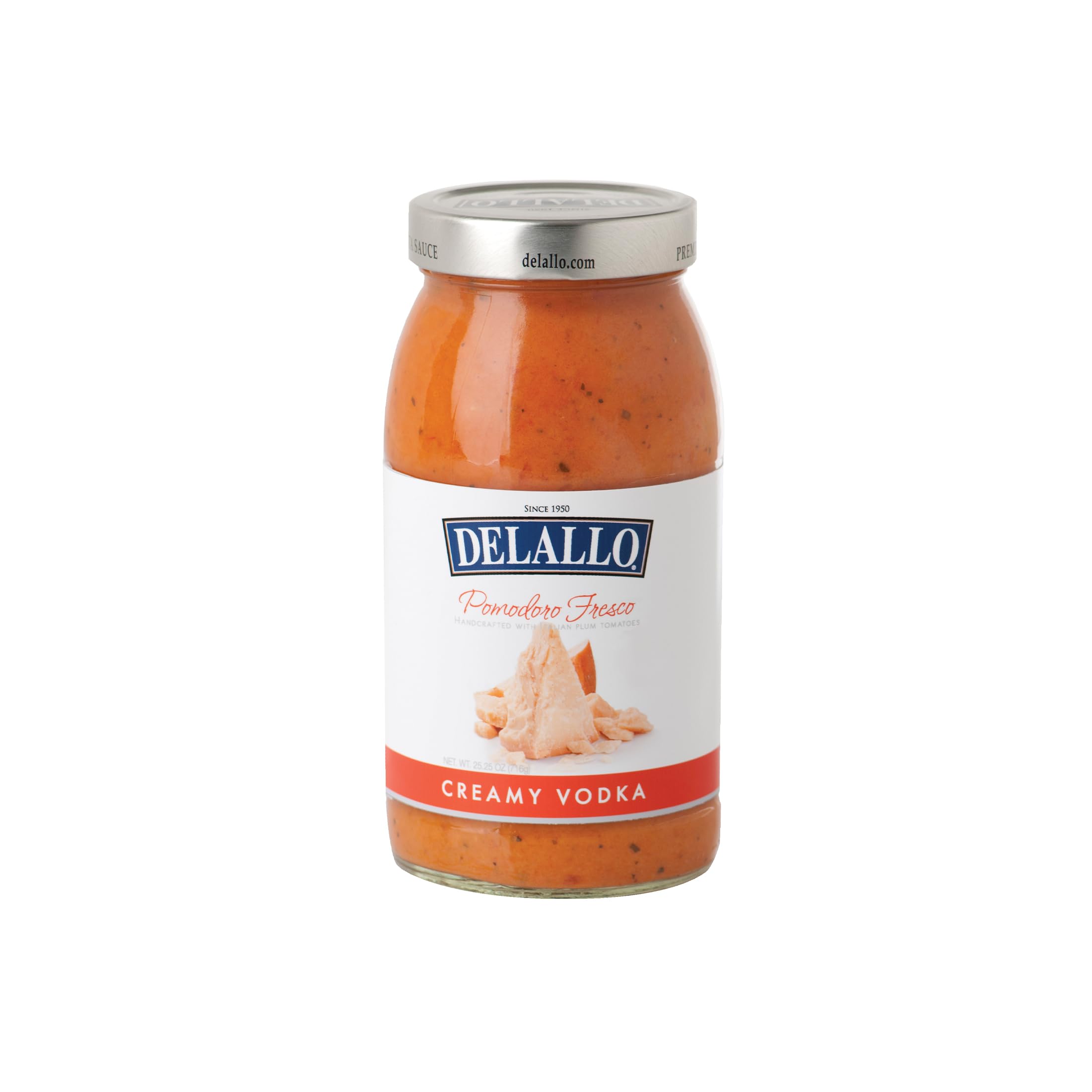 DeLallo Creamy Vodka Sauce (6-Pack) - Authentic Italian Tomato Pasta Sauce with Parmesan & Pecorino Romano Cheeses | Gluten Free, All Natural | Perfect for Pasta, Pizza & Italian Dishes