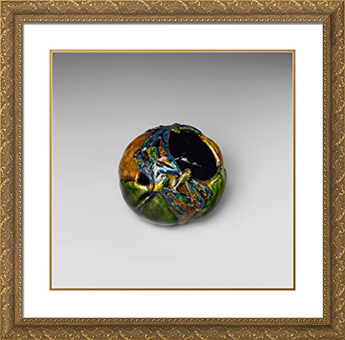 Gold Ornate Wood Frame with Double Matting