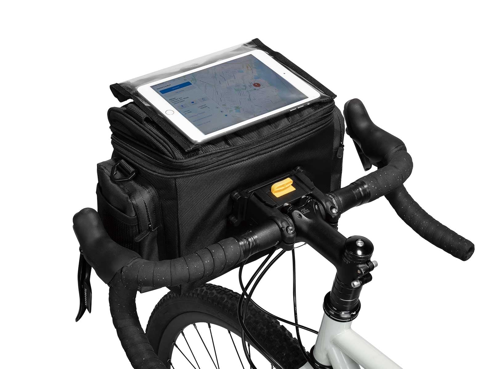 Topeak TourGuide Handlebar Bag - DX & Regular Sizes with Fixer 8 Mount | Waterproof Cycling Storage for Road Bikes & Commuting