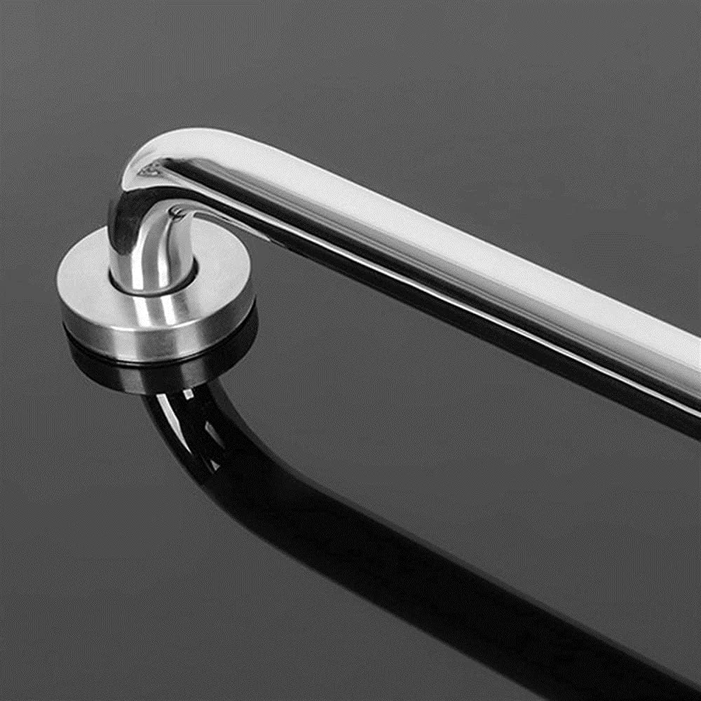 Stainless Steel Bathroom Safety Grab Bar - 50cm Silver Shower Handle & Toilet Support Rail for Elderly & Disabled - Non-Slip Tub Handrail for Bathroom, Wet Room & Mobility Assistance