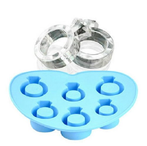 Diamond Ring Ice Molds & Epoxy Resin Molds for DIY Jewelry, Soap Making, and Craft Projects