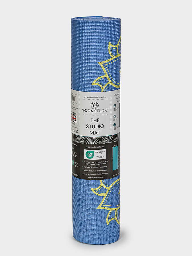 Premium 6mm Non-Slip Yoga Mat for Hot Yoga & Home Workouts - Eco-Friendly TPE Material for Enhanced Grip & Comfort
