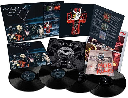 Black Sabbath Live Evil 40th Anniversary 4LP Vinyl Box Set - Limited Edition Collectible for Music Lovers & Vinyl Enthusiasts - Perfect for Home Listening, Gifts & Music Collections