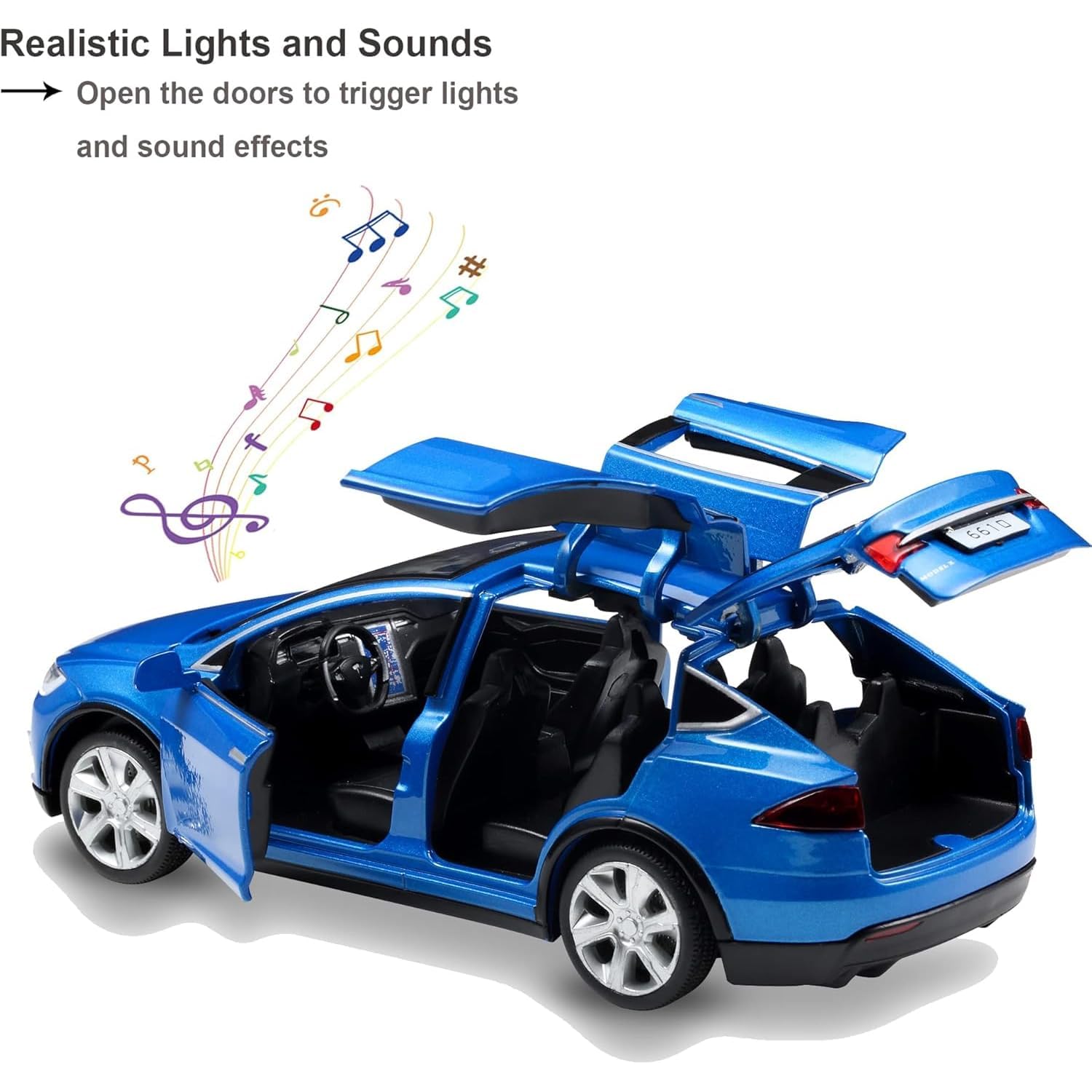1:32 Scale Diecast Pull Back Toy Cars - SASBSC Model X Vehicles for Kids Ages 3-12 | Durable Metal Car Collection for Boys & Girls | Perfect for Racing Games, Birthday Gifts & Collectible Displays
