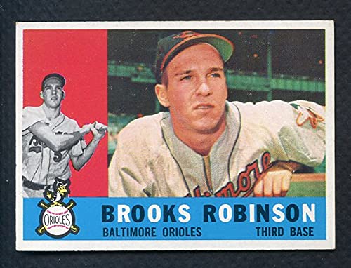 1960 Topps #28 Brooks Robinson Baltimore Orioles Baseball Card EX-MT Grade - Vintage MLB Collectible for Sports Memorabilia Fans & Card Investors