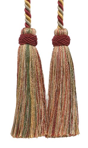 Cherry Grove Beige #4770 (Golden Beige, Rust Red, Olive Green)