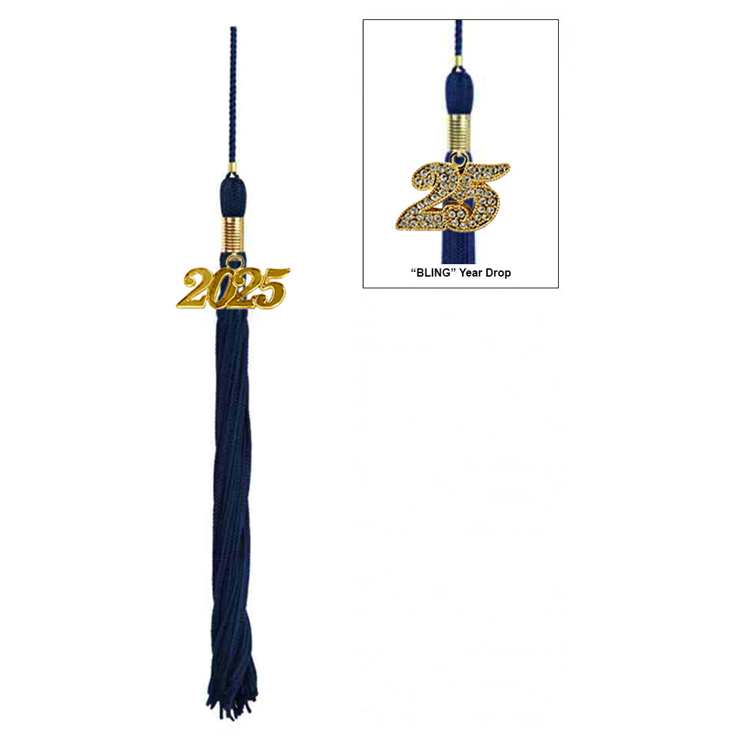 Shiny Navy Blue Graduation Cap with Tassel for Kids - Preschool & Kindergarten Graduation Ceremony Accessories - Perfect for School Photos & Graduation Events