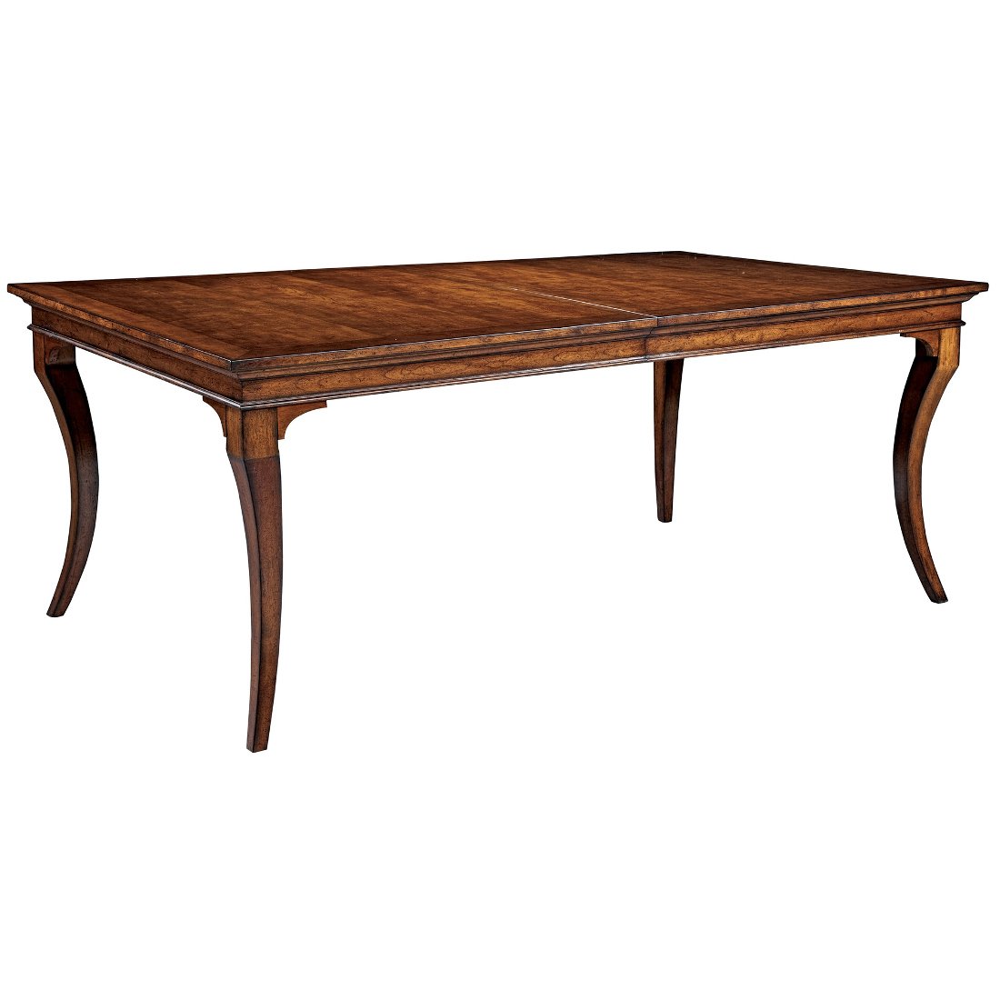 Hekman European Style Extendable Solid Wood Dining Table in Macadamia Brown - Expandable with 2 Leaves for 6-10 Seats | Perfect for Family Dinners, Entertaining Guests & Everyday Meals in Dining Room or Kitchen