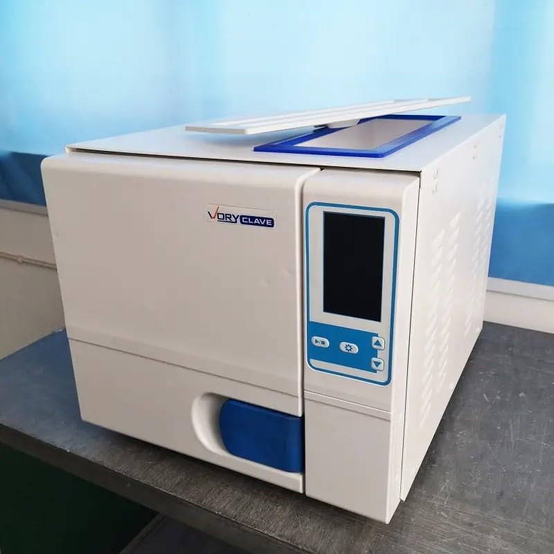 23L Class B Vacuum Drying Steam Autoclave - Automatic Lab Sterilizer with LCD Display | Stainless Steel Medical Equipment for Dental Clinics & Laboratories