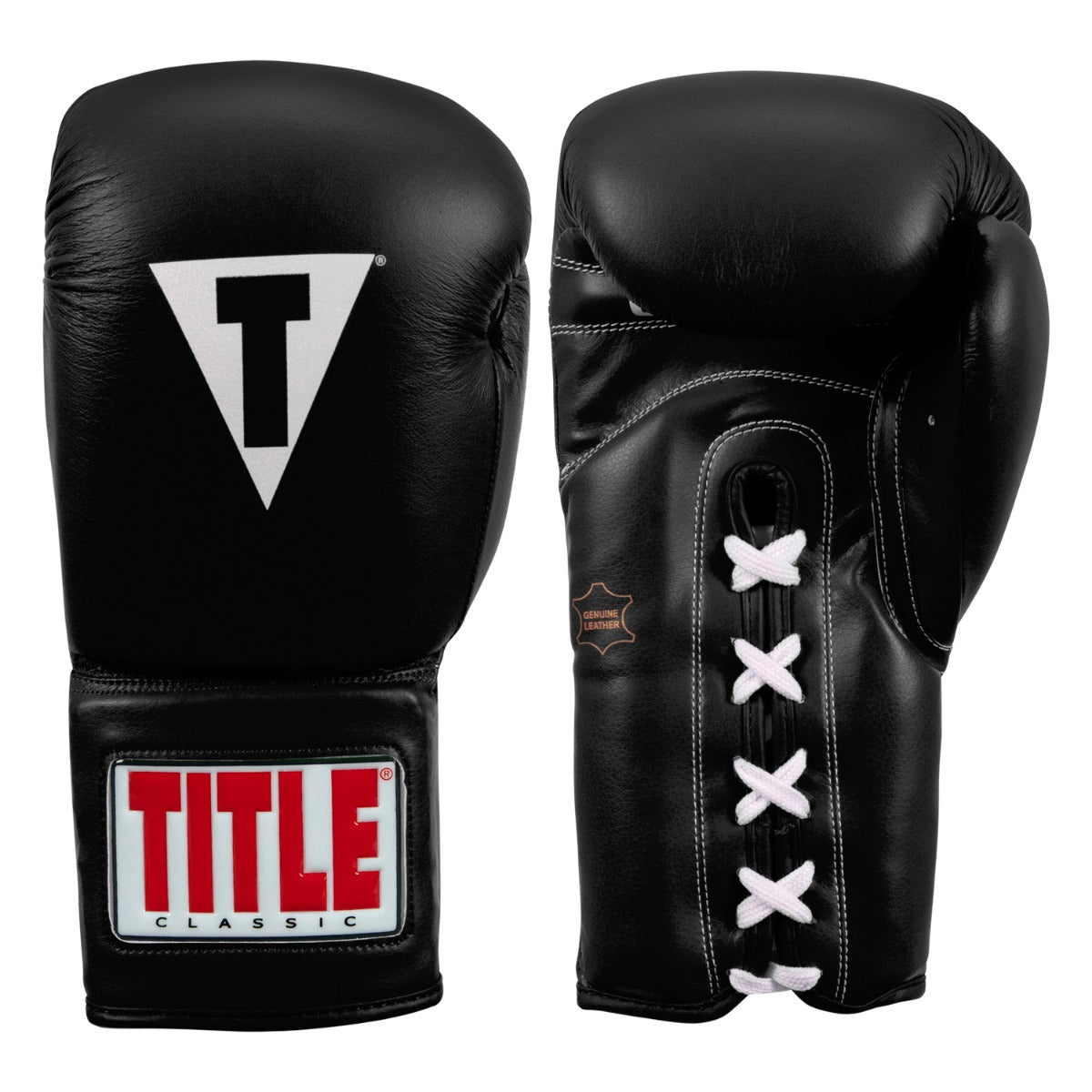 Premium Classic Leather Lace-Up Boxing Gloves 2.0 for Training & Sparring - Ideal for Boxing, MMA, Kickboxing & Fitness Workouts