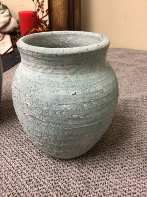 6 1/2 Inch Small Blue Ceramic Decorative Vase - Perfect for Home Decor, Wedding Centerpieces & Gift Giving