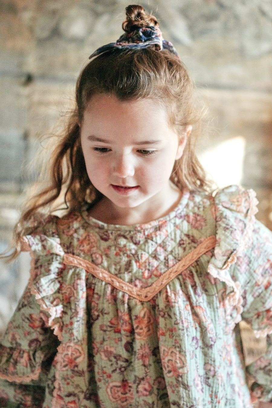 Louise Misha Lara Khaki Tropical Loon Girls Dress - Cute Summer Outfit for Beach, Vacation & Outdoor Adventures