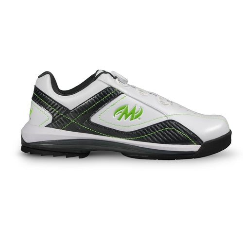 Motiv Men's Propel FT Bowling Shoes - White/Carbon/Lime - Right Hand Wide Fit for Comfort & Performance | Perfect for League Play & Tournament Bowlers