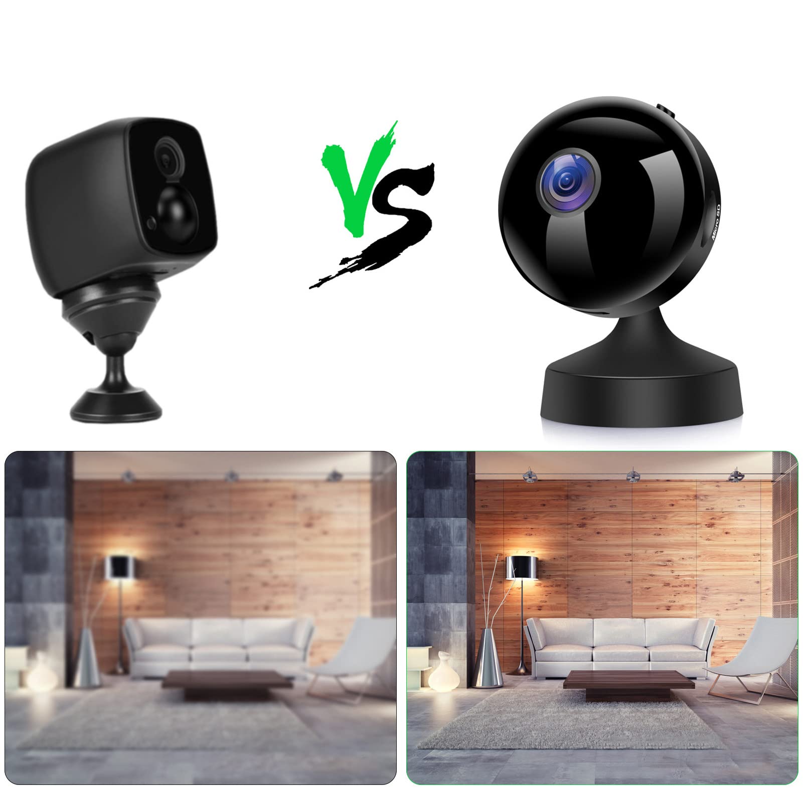 PUSOKEI Outdoor Wireless Security Camera - 1080P HD WiFi IP Camera with 150° Wide Angle, Motion Detection & Night Vision for Home Surveillance - Ideal for Backyard, Garage, and Front Door Monitoring