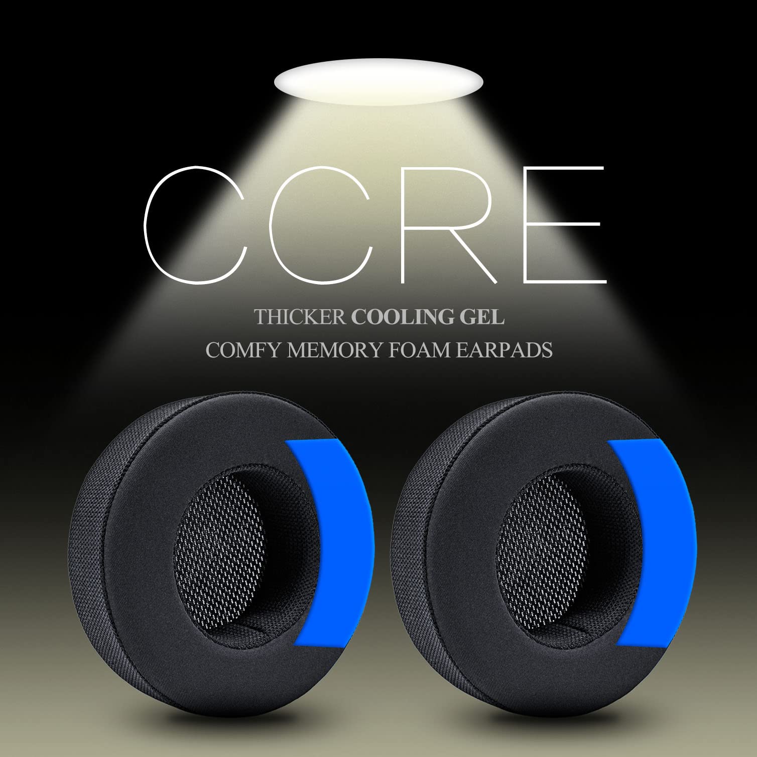 Virtuoso XT Cooling Gel Earpads Replacement - Thick Memory Foam & Breathable Fabric for Corsair Virtuoso XT Headset (Hybrid Mesh Cooling Gel) - Perfect for Gaming, Music & Long Wear Comfort