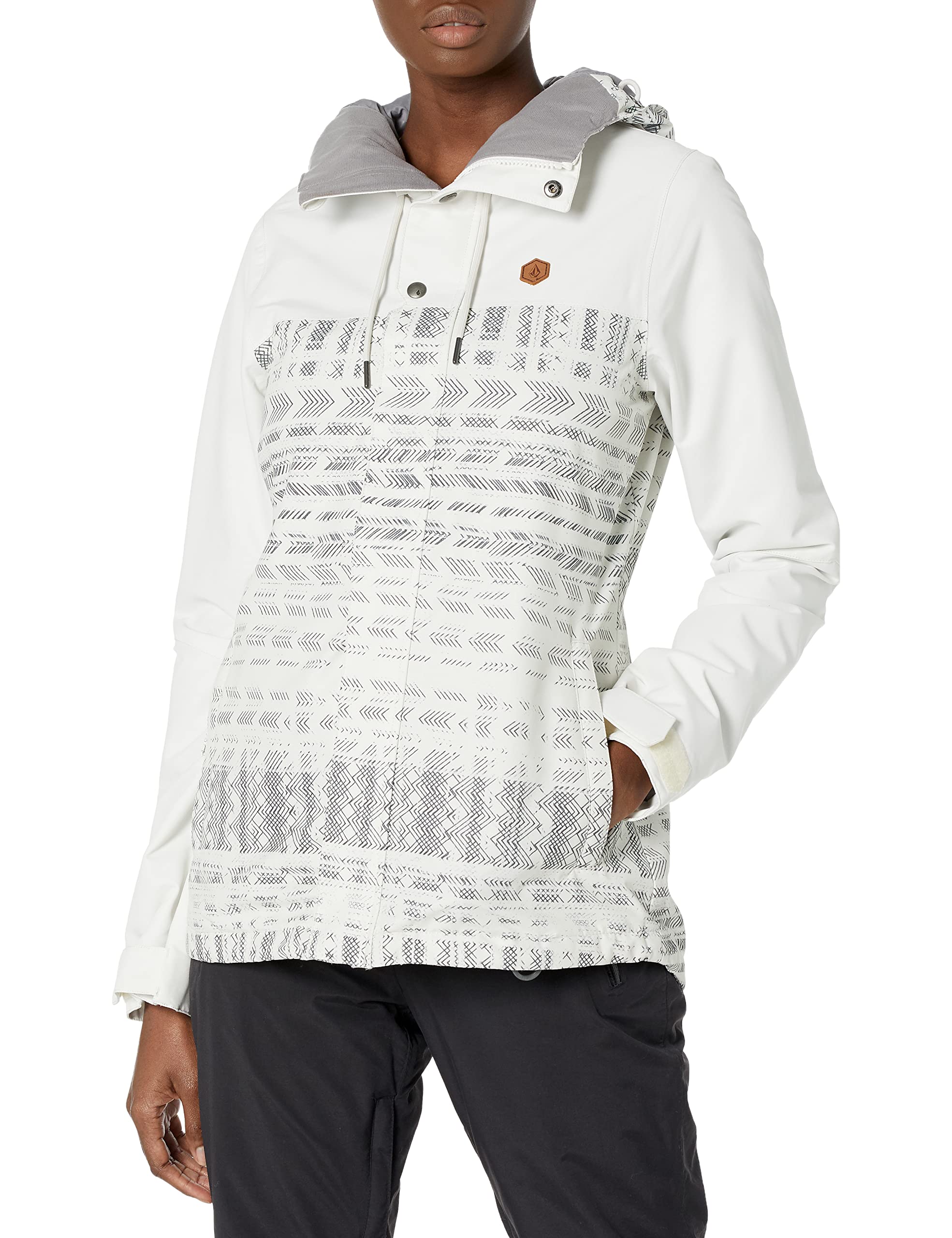 Volcom Women's Bolt Insulated Snowboard Jacket - Waterproof Winter Ski Coat with Hood for Cold Weather - Perfect for Snowboarding, Skiing & Outdoor Winter Activities