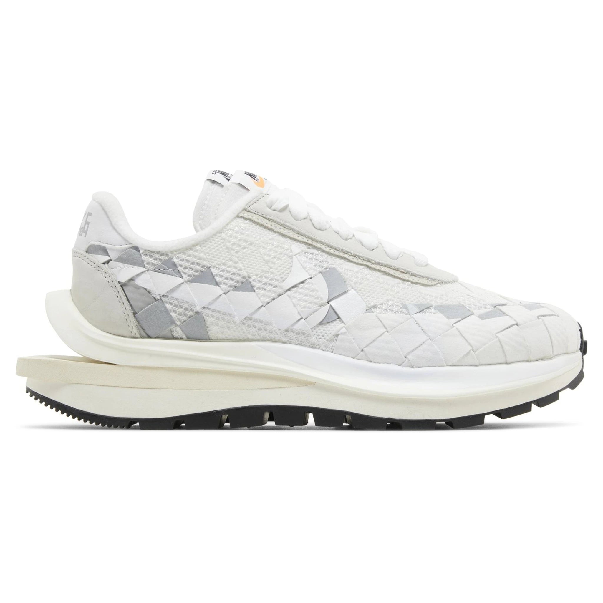 Nike x Sacai x Jean Paul Gaultier Woven White Sneakers - Limited Edition Collab Shoes for Men & Women - Perfect for Streetwear Fashion & Casual Outfits