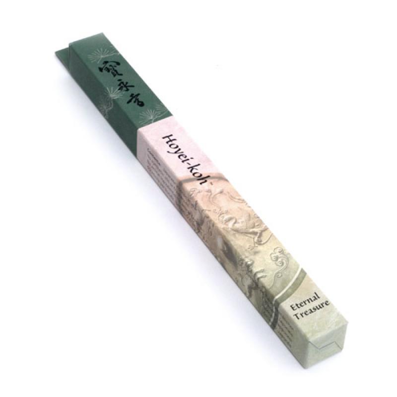 Hoyei Koh Premium Incense Sticks - Eternal Treasure Incense for Meditation, Yoga & Relaxation - Natural Aromatherapy for Home, Temple & Spiritual Practices