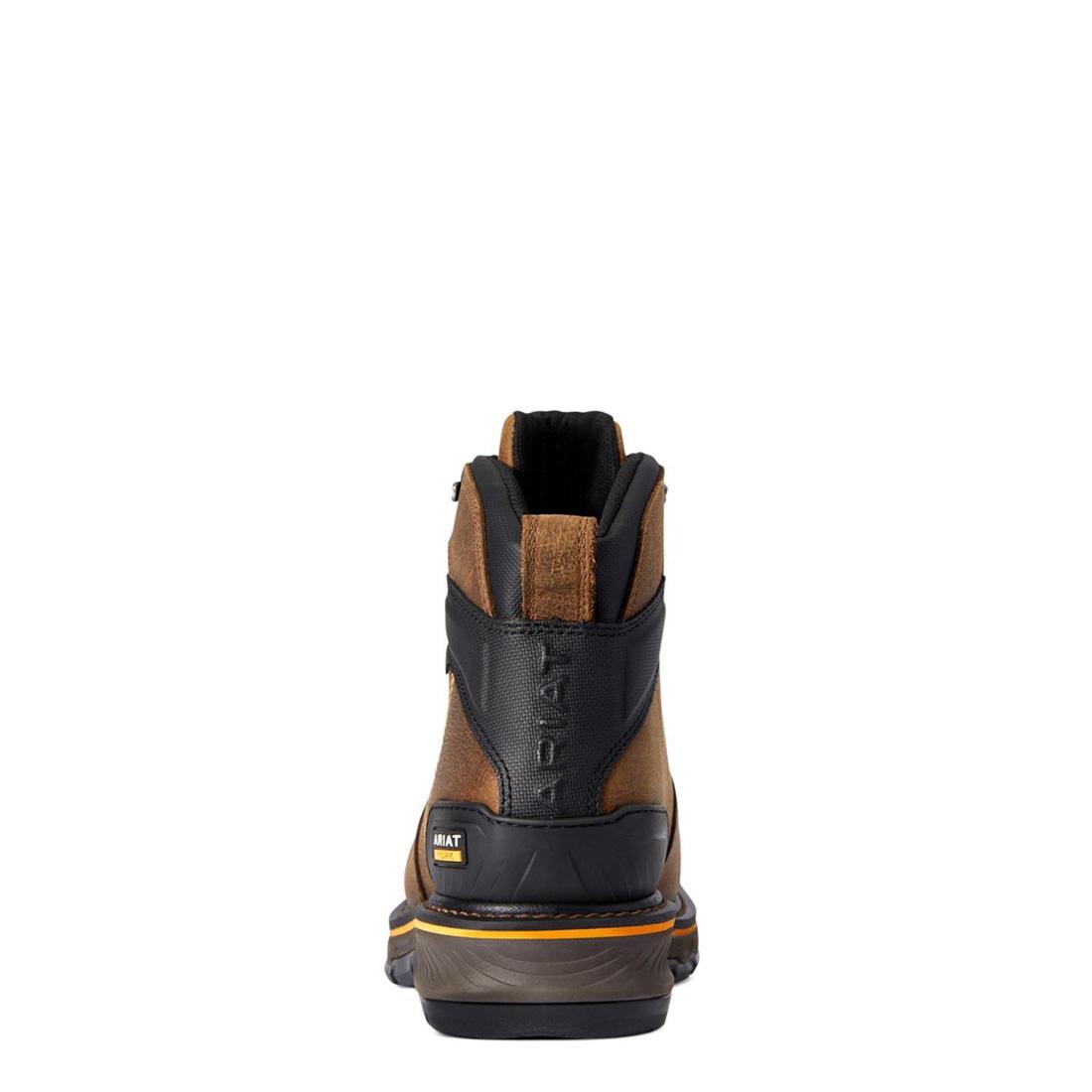 Stump Jumper 6 Inch Composite Toe Waterproof Work Boots for Men - Dark Hickory Safety Shoes for Construction, Hiking & Outdoor Work