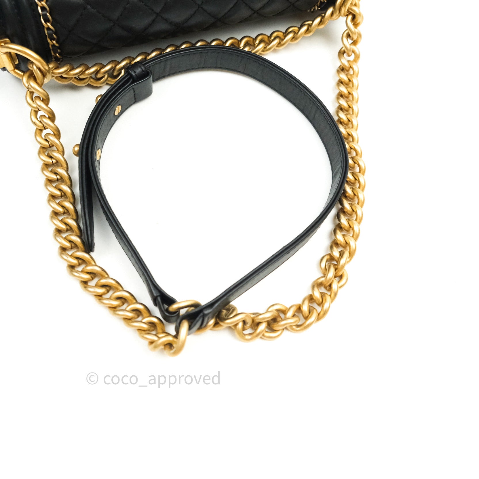Chanel Boy Quilted Medium Black Calfskin Gold Hardware 20C Bag - Luxury Designer Handbag for Women | Perfect for Evening Events, Parties & Fashion Outfits