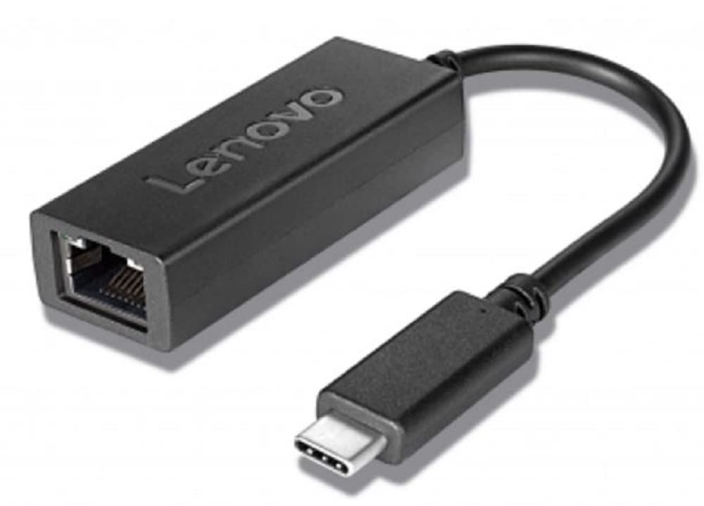 Lenovo USB-C to Ethernet Adapter - High-Speed Gigabit LAN Network Dongle for MacBook, Chromebook, Windows Laptops - Stable Wired Internet Connection for Work, Gaming & Streaming