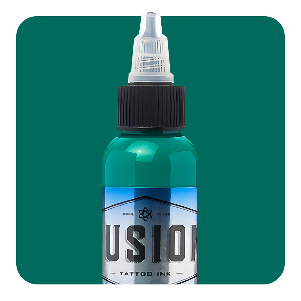 Premium Emerald Green Fusion Tattoo Ink - Professional Body Art Pigment (Various Sizes) - Perfect for Tattoo Artists & Permanent Makeup