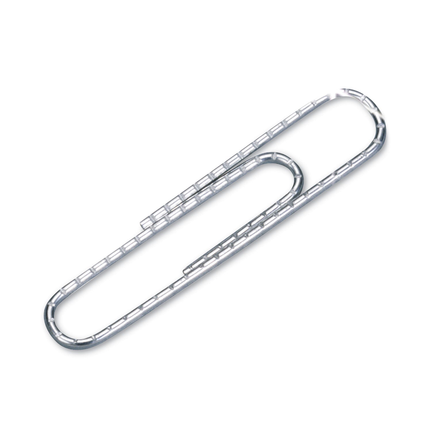 ACCO #1 Silver Nonskid Paper Clips - 100 Clips per Box, 10 Boxes per Pack - Perfect for Office, School & Home Organization