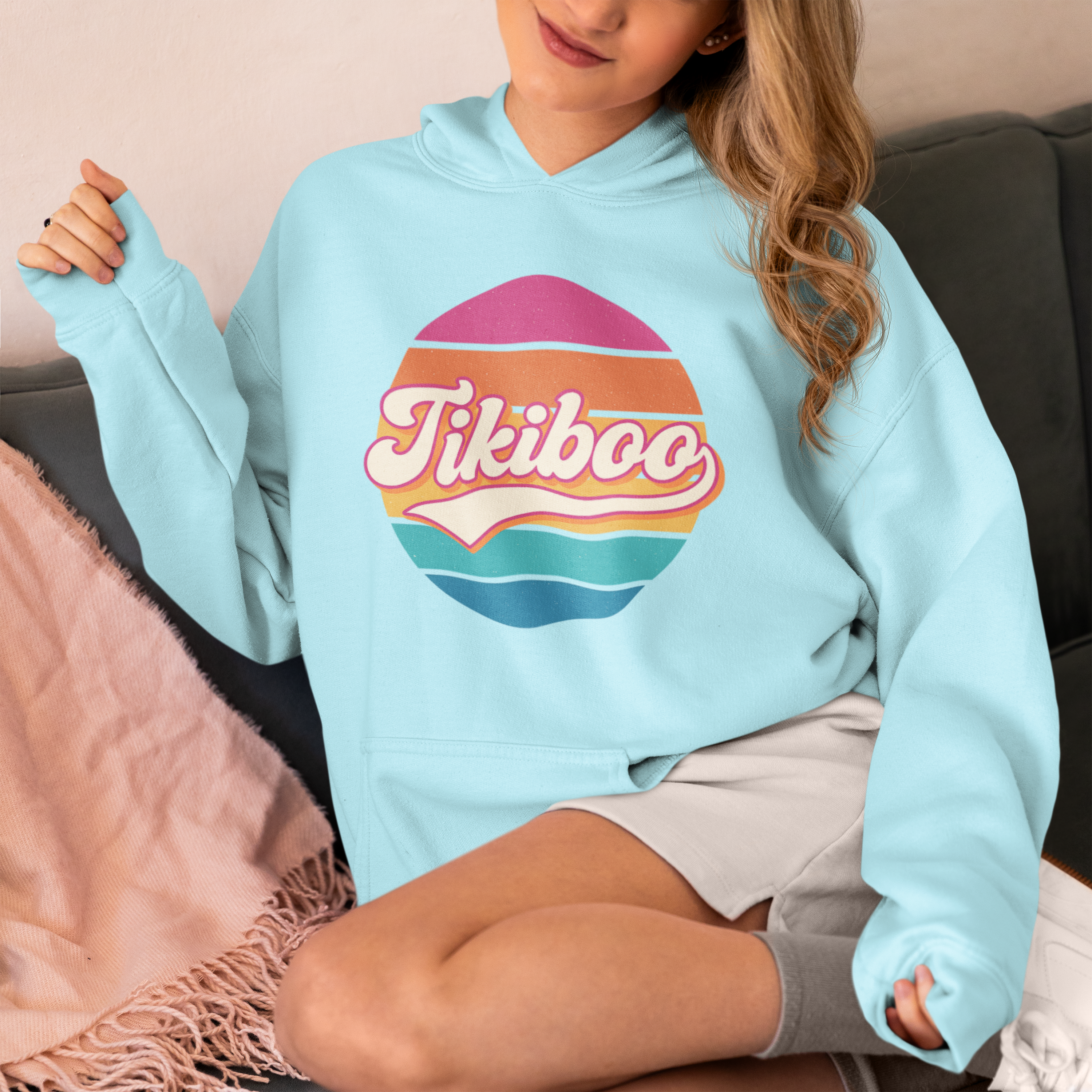 Ocean Haze Hoodie - Soft Unisex Pullover Sweatshirt with Kangaroo Pocket | Cozy Casual Wear for Men & Women | Perfect for Streetwear, Loungewear, and Outdoor Activities