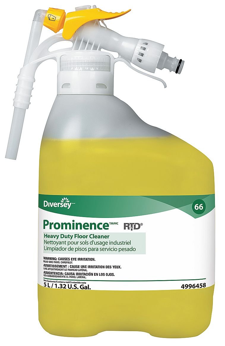 Prominence Citrus Scented Floor Cleaner - 5 Liter Bottle for Hardwood, Tile & Laminate Floors - Ideal for Home, Office & Commercial Use