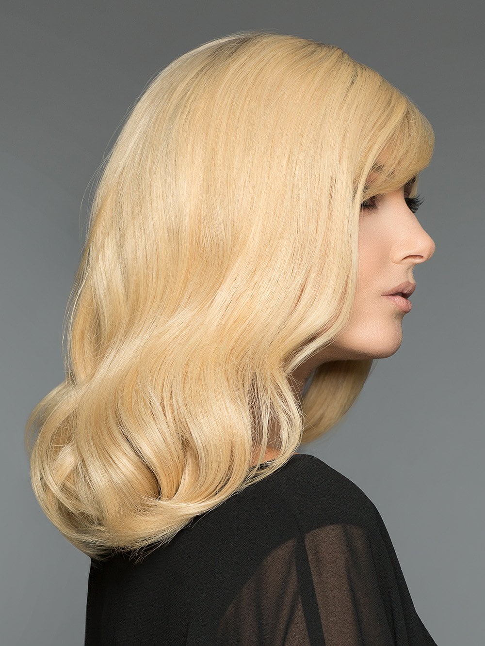 Adelle H Mono Human Hair Wig with Mono Top - Natural Look & Comfort | Perfect for Daily Wear, Cosplay, and Special Occasions