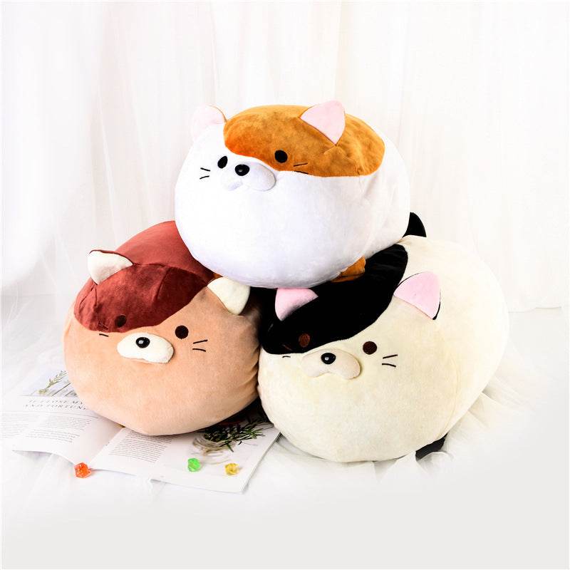 Soft Chubby Cat Plush Toy - Cute Stuffed Animal for Kids & Adults - Perfect for Cuddling, Gifts, and Home Decor