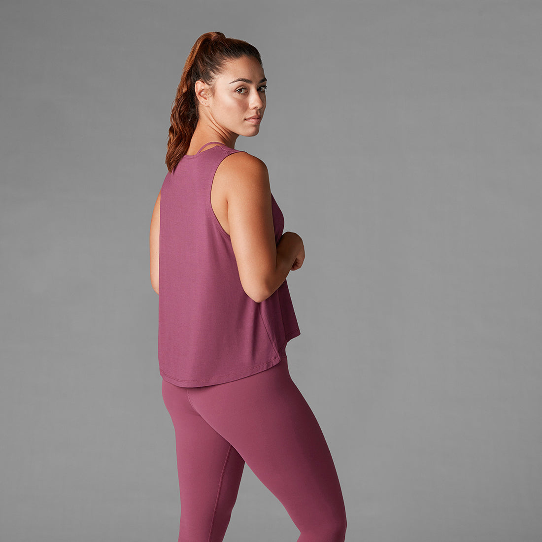 Tavi Noir High Low Tank Top for Women - Stylish Asymmetrical Hem Casual & Party Wear - Perfect for Layering, Workouts, and Night Out
