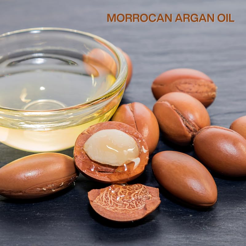 Treezio Moroccan Argan Oil Shampoo for Dry Hair - 250ml Sulfate & Paraben Free Formula | Controls Hair Fall & Promotes Growth for Men & Women | Perfect for Daily Hair Care & Scalp Nourishment