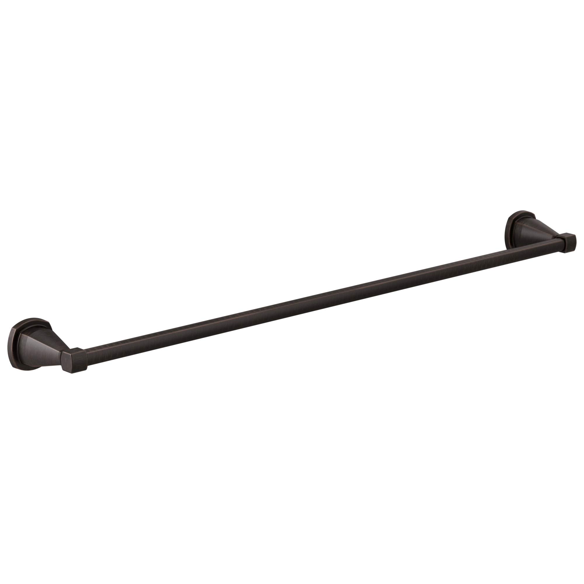 Delta 77630-RB Stryke 30-Inch Brushed Nickel Towel Bar - Modern Bathroom Accessory for Hand & Bath Towels (Wall Mounted)