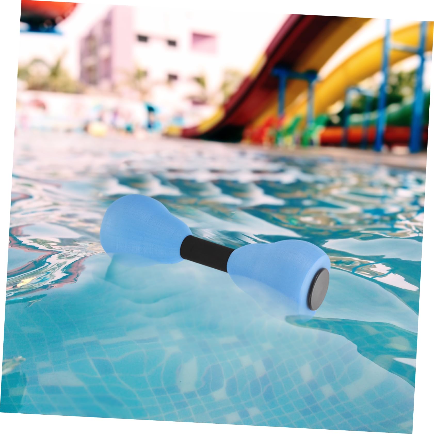 WOONEKY 1 Pair Kids Water Dumbbells - Floating Foam Swim Weights for Pool Fitness Training, Aqua Dumbbells for Water Exercise & Strength Training - Perfect for Swimming, Aqua Aerobics & Kids Water Play