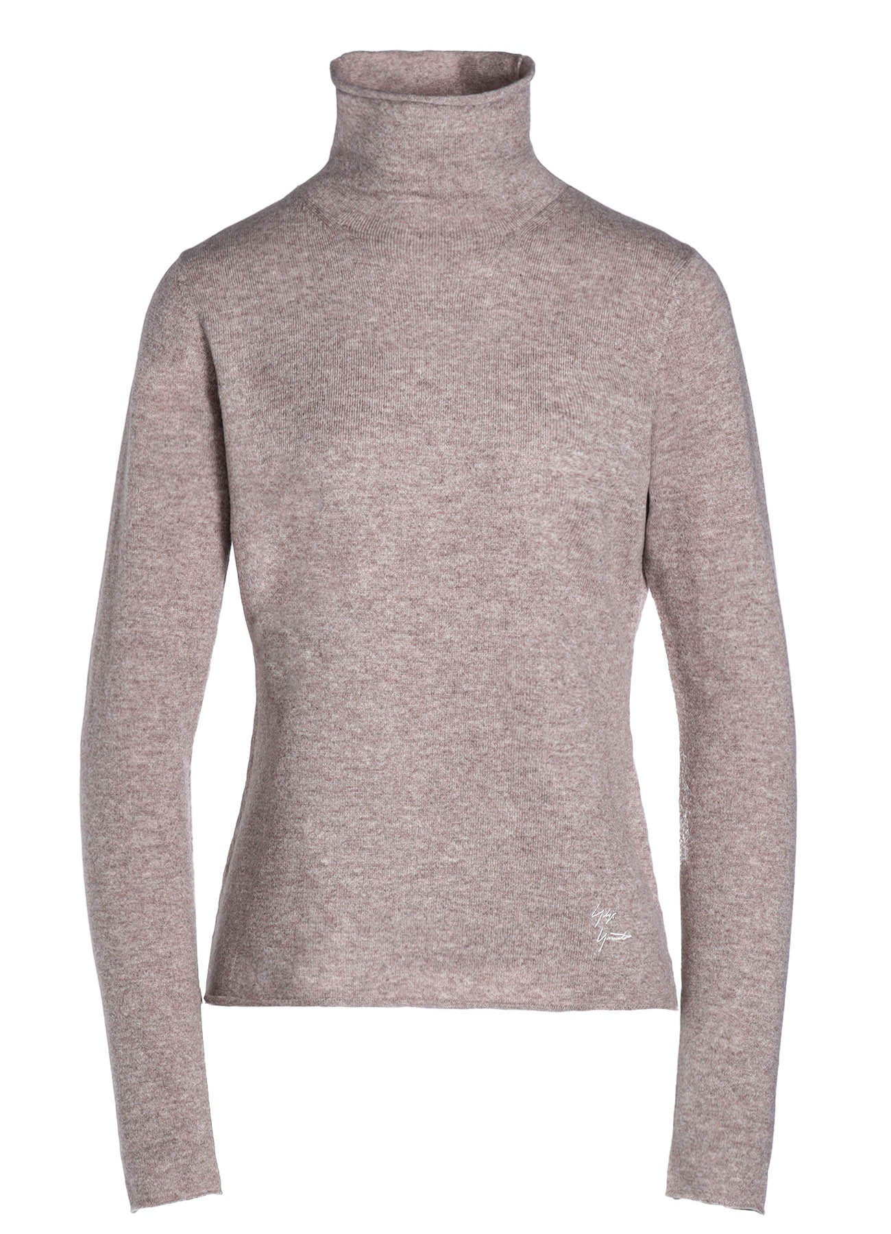 12G Embroidery Plain Weave Embroidered Turtleneck Top for Women - Elegant Winter Fashion for Office, Party & Casual Wear