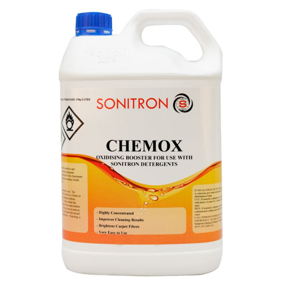 Sonitron Chemox Oxidizing Booster 5L - Professional Hair Color Developer for Salon & Home Use - Perfect for Bleaching, Lightening & Color Processing