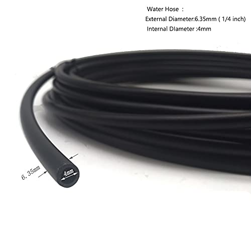 Outdoor Misting Cooling System - 18m White Water Fog Sprayer for Patio, Greenhouse, Garden | Plant Watering, Irrigation & Cooling Solution for Hot Weather