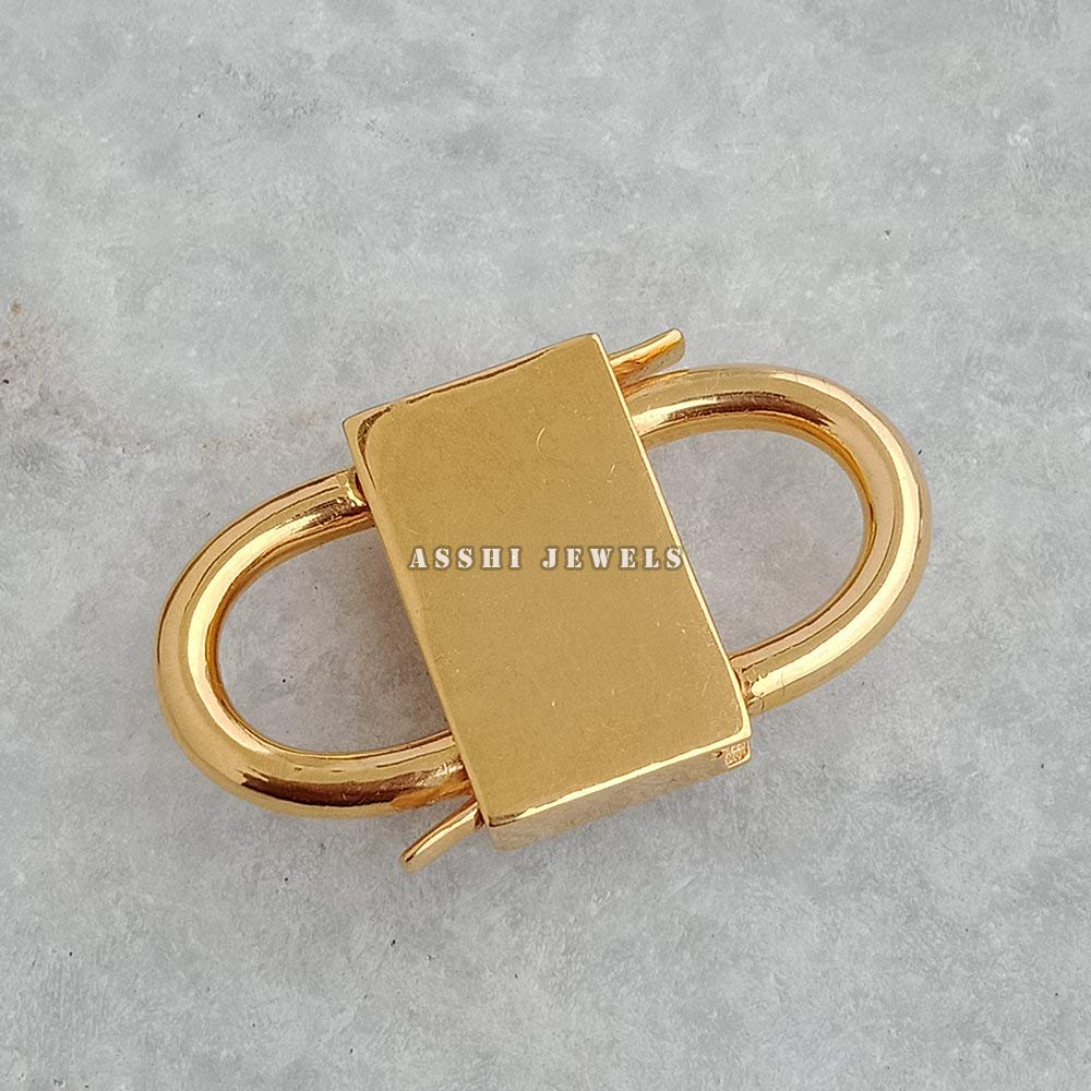 14K Yellow Gold Handmade Turquoise Padlock Jewelry - Elegant Lock Pendant Necklace for Women, Boho Chic Accessories for Everyday Wear & Special Occasions