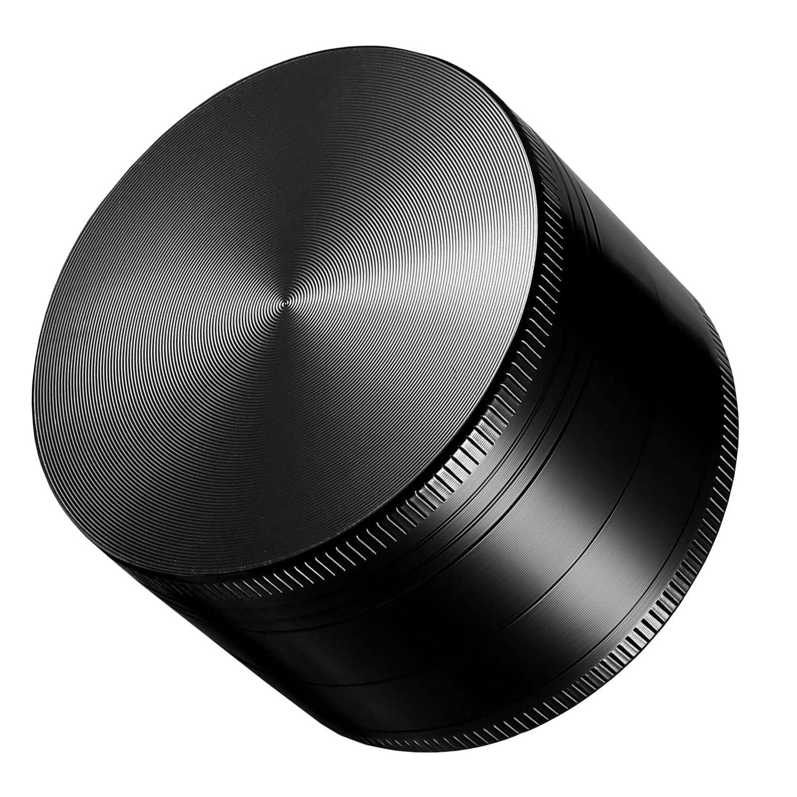 2.0 Inch Premium Black Spice Grinder - Perfect for Kitchen, Coffee, Herbs & Seasonings | Durable & Easy to Use for Freshly Ground Spices at Home