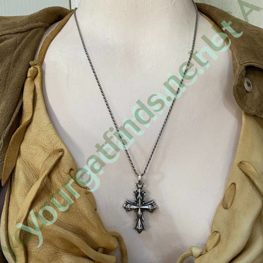 925 Sterling Silver Holy Cross Pendant Necklace with Chain - Religious Jewelry for Women & Men, Perfect for Baptism, First Communion & Daily Wear