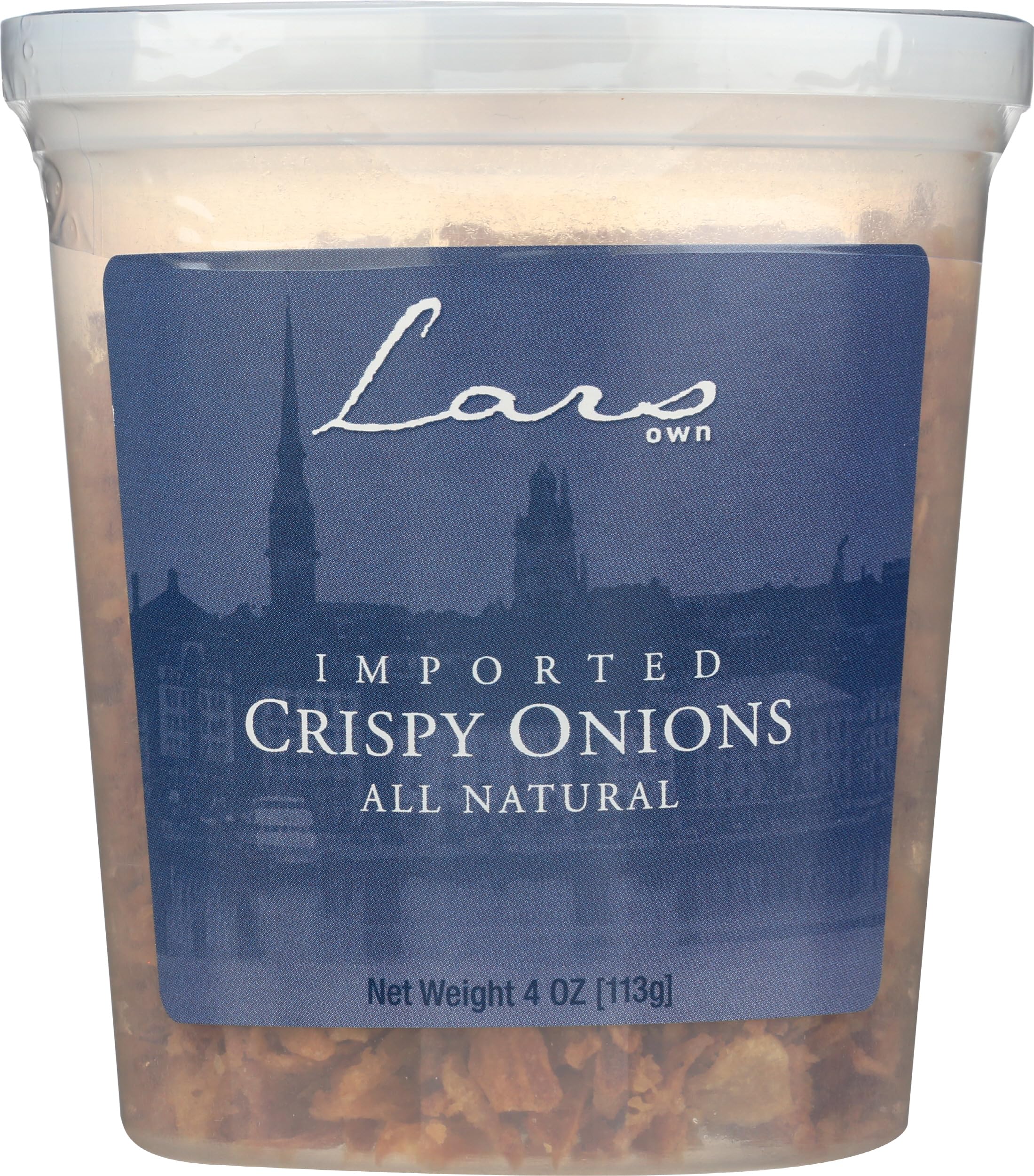 Lars Own Crispy Onions 4oz - Gluten Free Topping for Salads, Burgers, and Casseroles - Perfect for Home Cooking & Gourmet Dishes