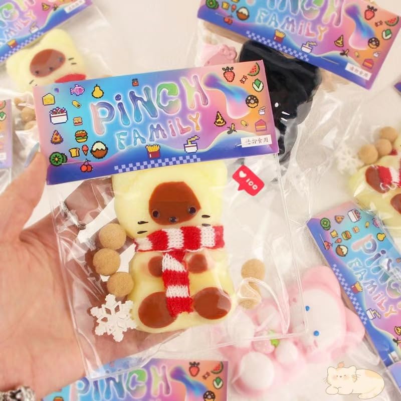 Squishy Cat Stress Relief Toy for Kids & Adults - Party Favors & Fidget Fun