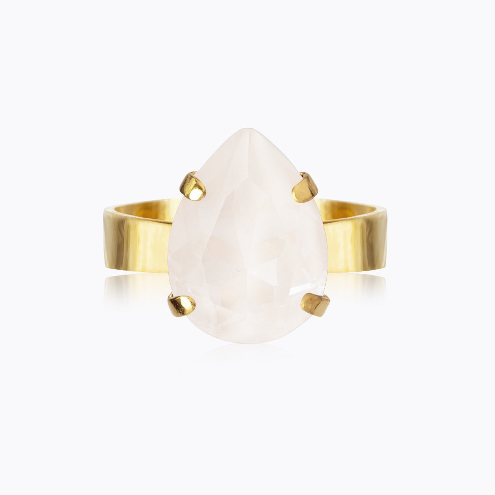 Mini Drop Ring Earrings - 14K Gold Plated Electric White Cubic Zirconia Stud Earrings for Women | Perfect for Everyday Wear, Parties & Special Occasions