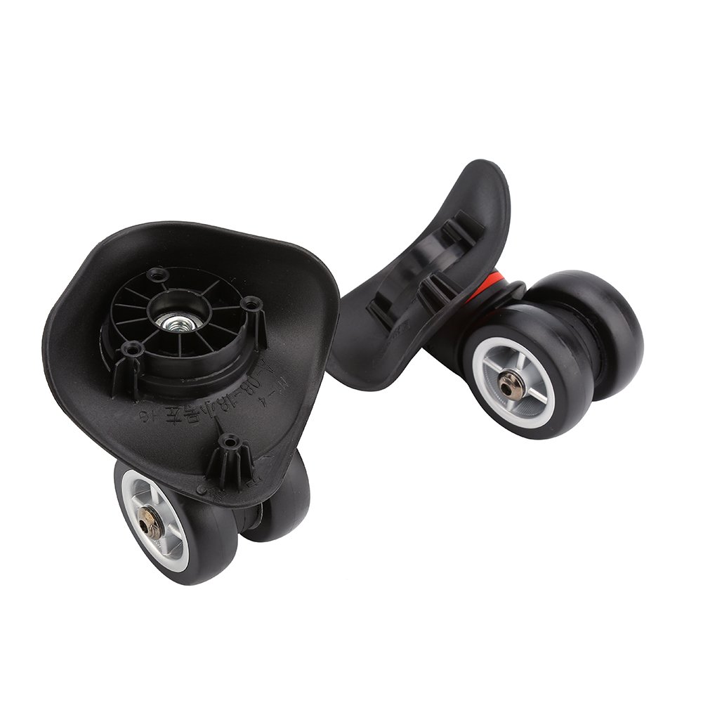 EVTSCAN Replacement Luggage Wheels - 2 Pack PVC Suitcase Trolley Wheels for Travel Bags & Carry-Ons - Perfect for Smooth Rolling and Easy Maneuvering at Airports & Hotels