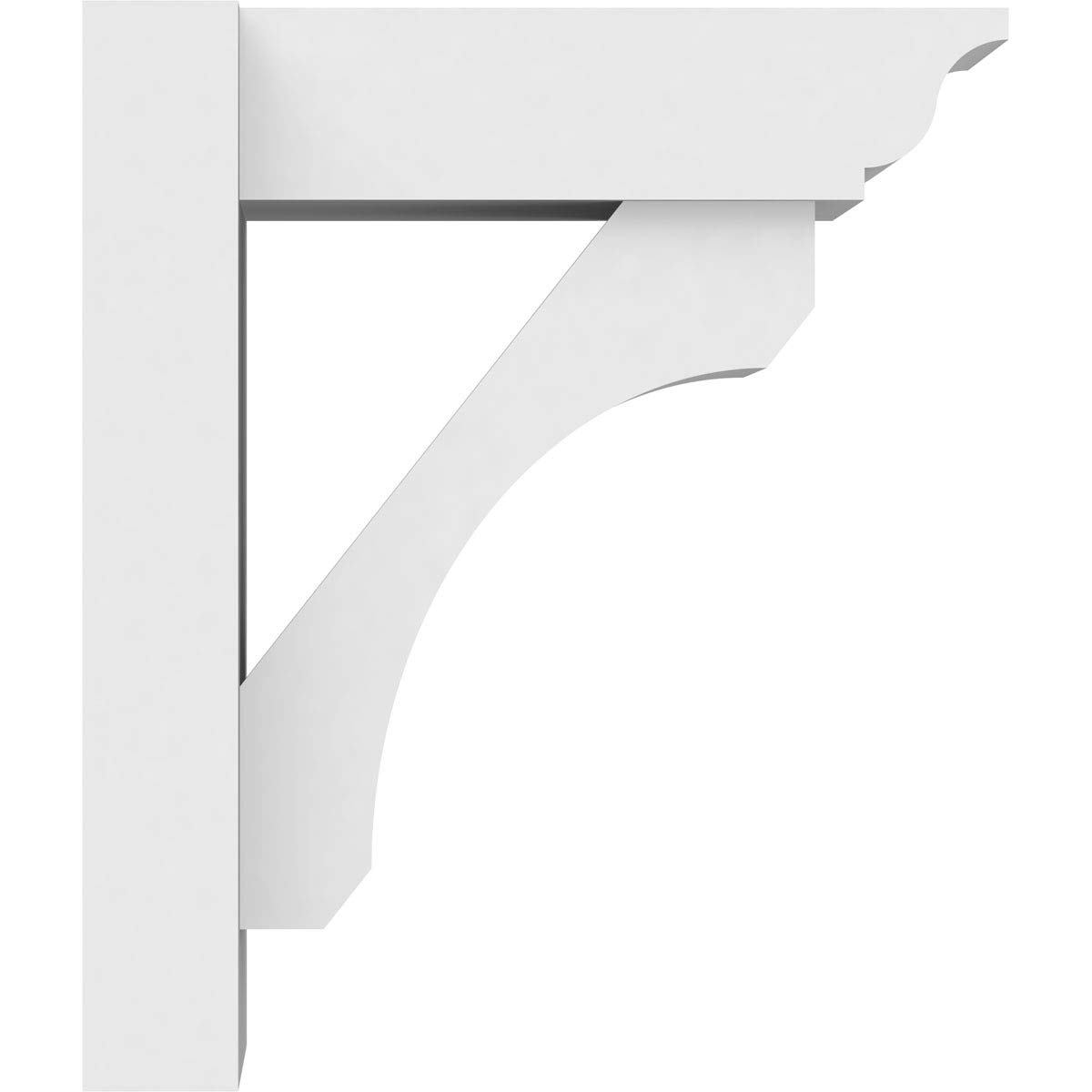 Ekena Millwork OUTP07X12X14LEC01 Premium PVC Outlooker - 7