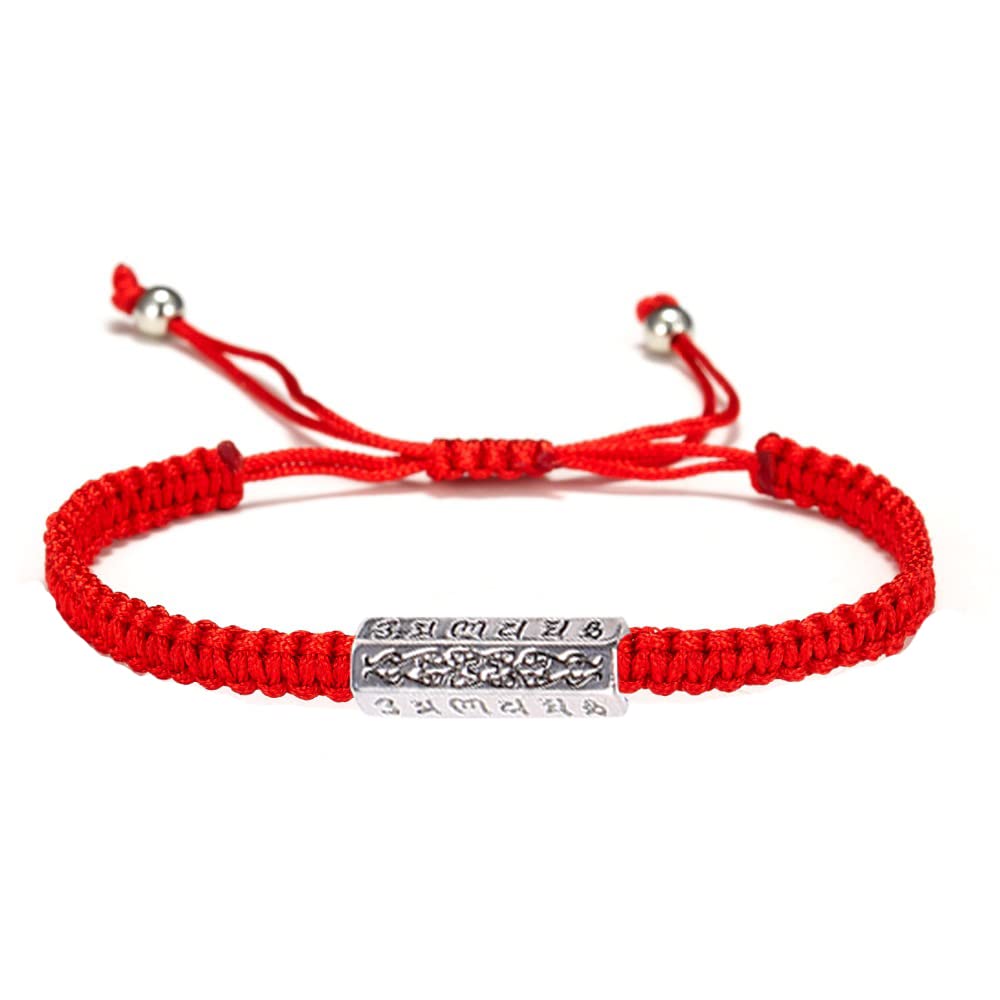 Handmade Adjustable Braided String Bracelet for Women, Men, Girls & Boys - Red & Black Minimalist Charm Jewelry - Perfect for Gifts, Everyday Wear & Boho Fashion
