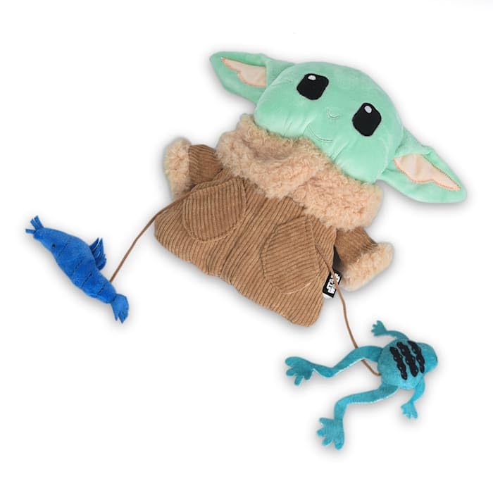 **Star Wars The Mandalorian Baby Yoda Plush Dog Toy - 9